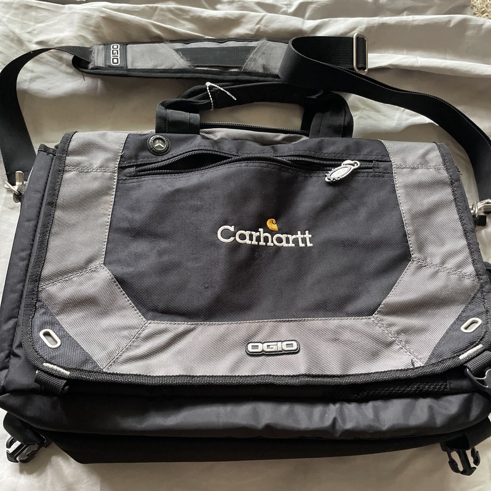 Carhartt Ogio Laptop Organizer Messenger Bag Black Computer Carry Case